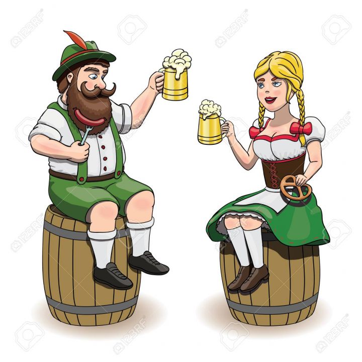 85817981-bayerischer-mann-und-frau-der-karikatur-mit-dem-bier-wurst-und-brezel-die-auf-bierfässer-sitzen-oktobe
