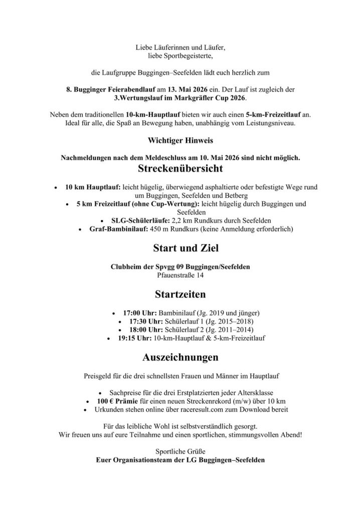 Bugginger Feierabendlauf_2026