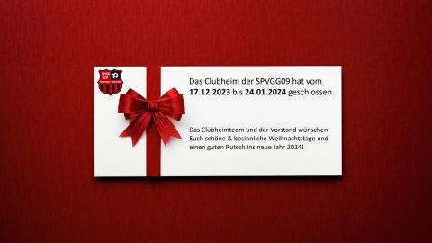 Clubheim Winterpause